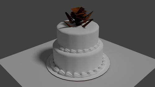 basic 2 tier cake preview image
